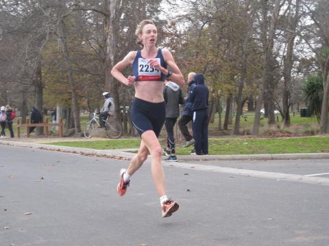Tracey Austin finished fourth overall at Lake Wendouree